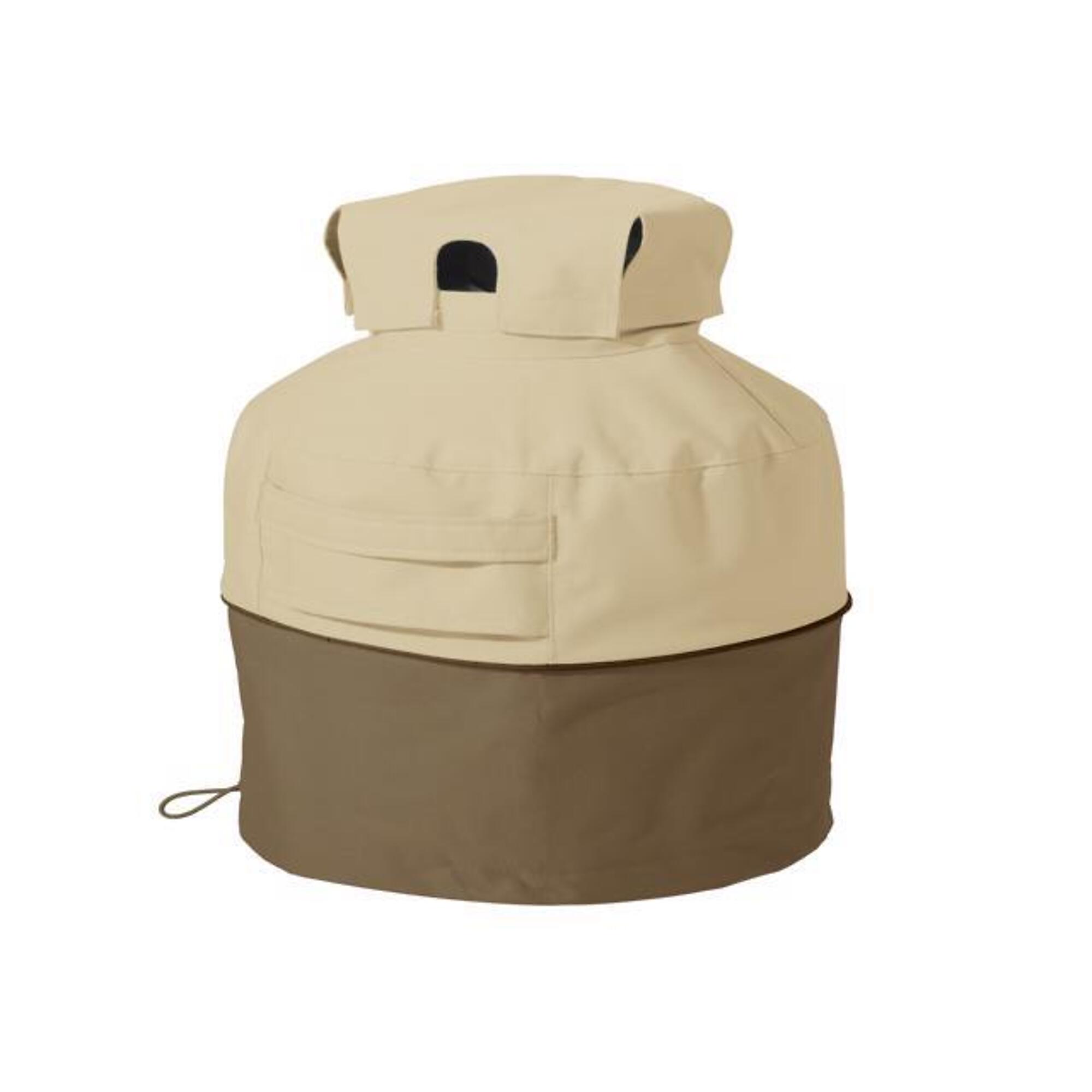 Classic Accessories Veranda, 20lb. Propane Tank Cover, Cover Type BBQ, Primary Color Tan, Primary Material Polyester, Model# 55-707-011501-00